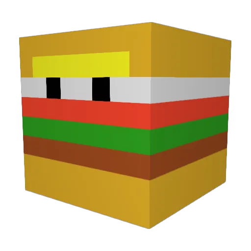 OmgOdogDeath Minecraft avatar head, 3D render