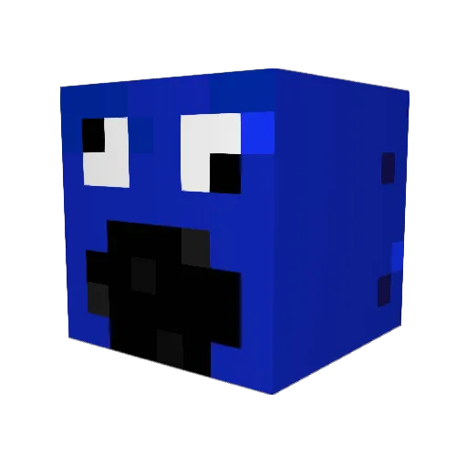 Omg_it_a_zombie Minecraft avatar head, 3D render