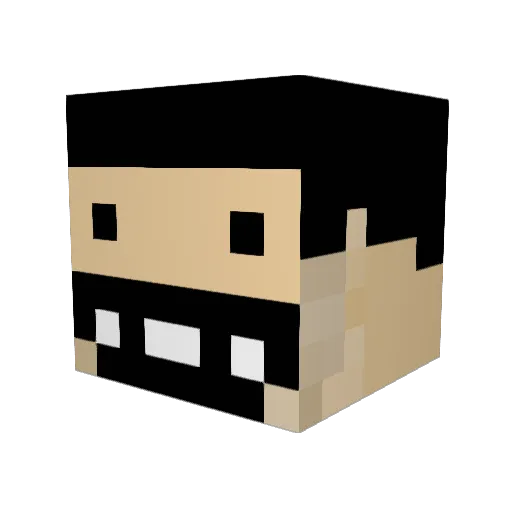 Omies_Ha Minecraft avatar head, 3D render