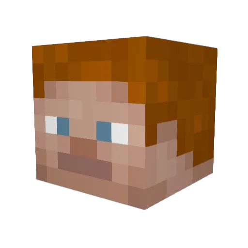OminousKing09 Minecraft avatar head, 3D render