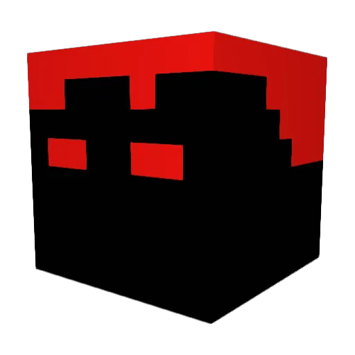 OminousT Minecraft avatar head, 3D render