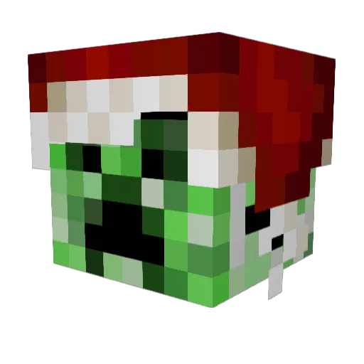 Omit2000 Minecraft avatar head, 3D render