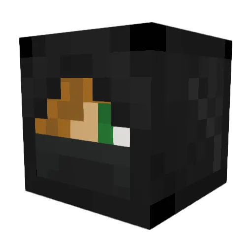 Omix32 Minecraft avatar head, 3D render