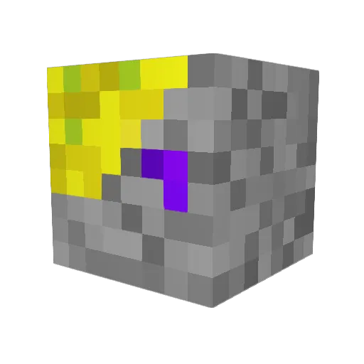 Omlethead Minecraft avatar head, 3D render