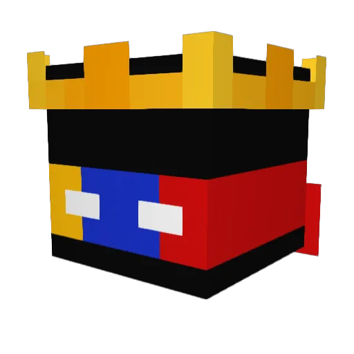 Ommanis Minecraft avatar head, 3D render