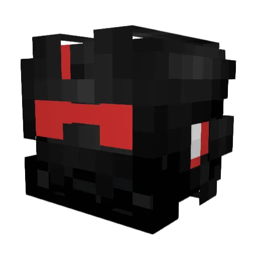 Omneit Minecraft avatar head, 3D render