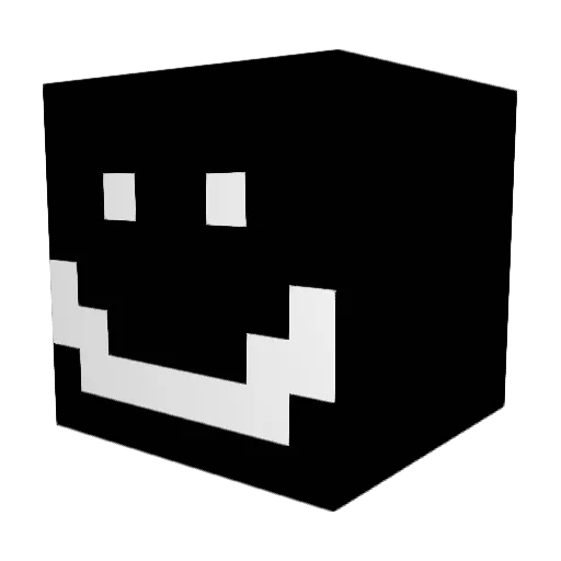 Omnet34 Minecraft avatar head, 3D render