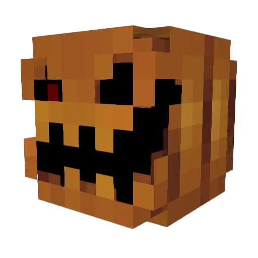 OmniBaller Minecraft avatar head, 3D render