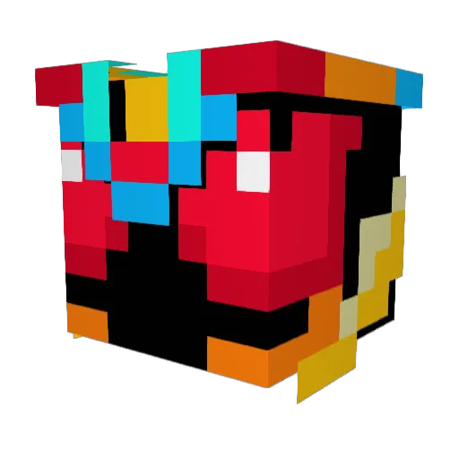 OmniEmerald Minecraft avatar head, 3D render