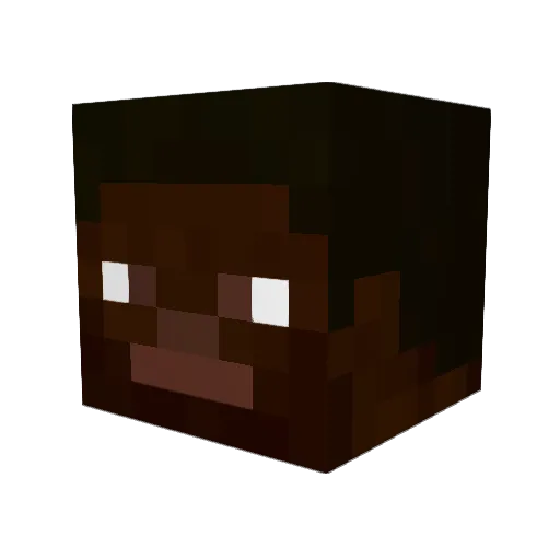 OmniMonkeyy Minecraft avatar head, 3D render