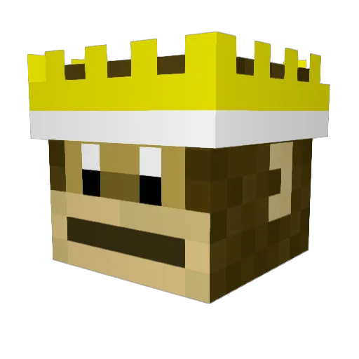 OmnipotencExists Minecraft avatar head, 3D render