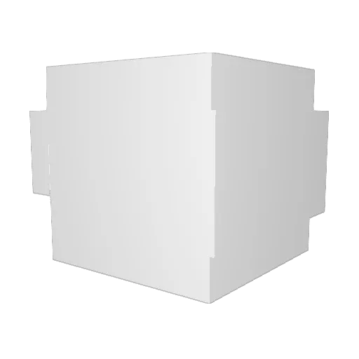 Omnisciente Minecraft avatar head, 3D render