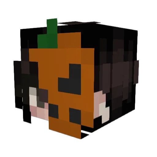 OmnomOla Minecraft avatar head, 3D render