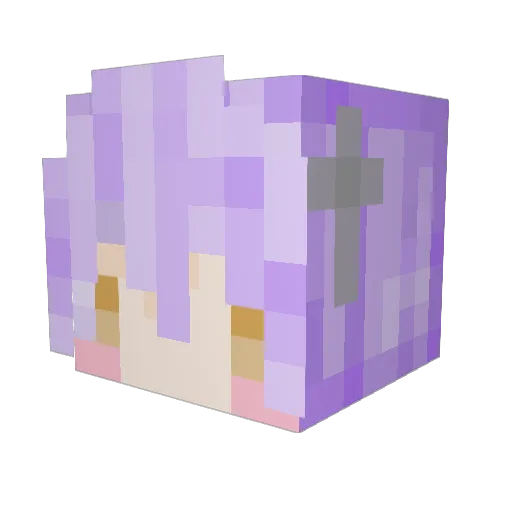 Omoi_Desu Minecraft avatar head, 3D render