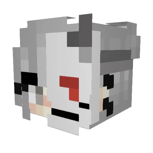 OmonaYeji Minecraft avatar head, 3D render
