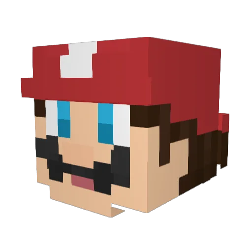 OmoroTheChamp Minecraft avatar head, 3D render