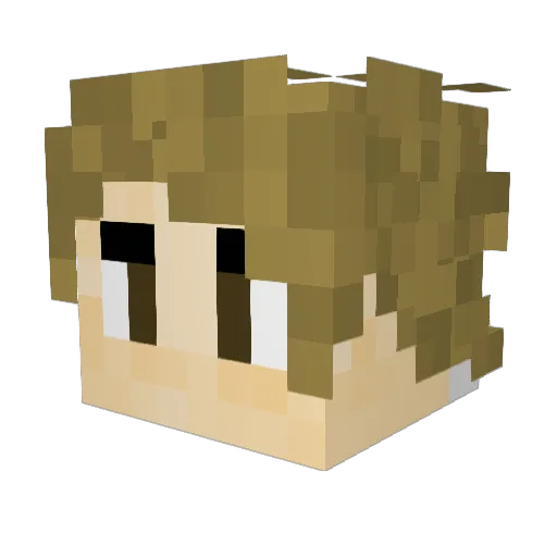 Omveyn Minecraft avatar head, 3D render
