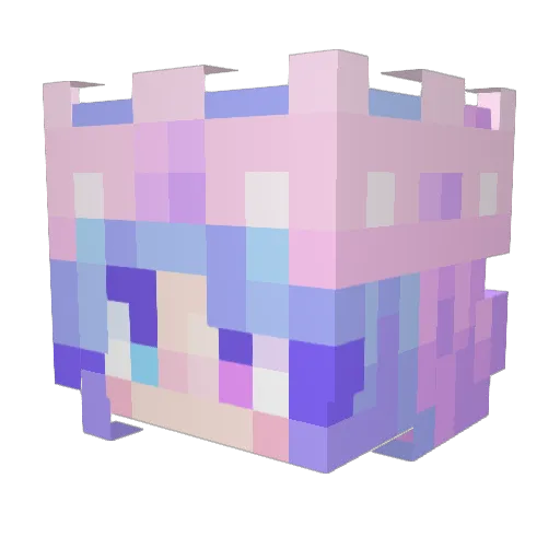 Omweyland Minecraft avatar head, 3D render