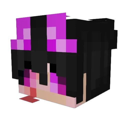 On9Zhai Minecraft avatar head, 3D render