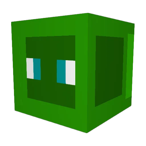 OnALeaf Minecraft avatar head, 3D render