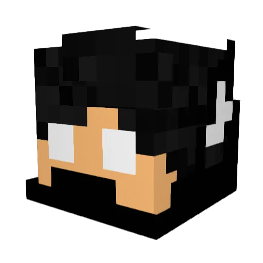 OnEyedeerSOD Minecraft avatar head, 3D render