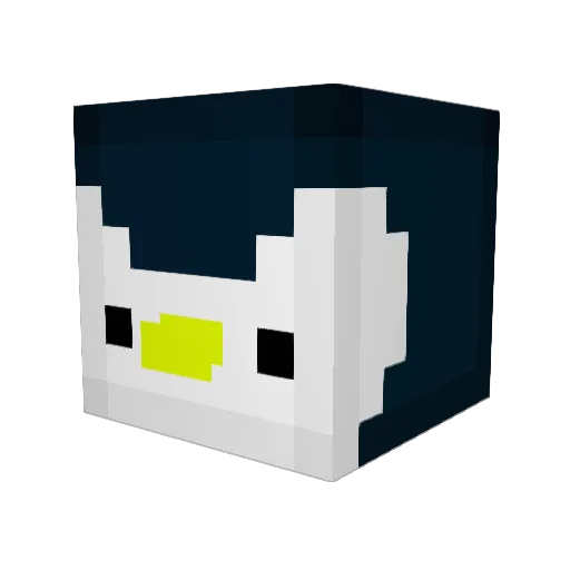OnGawdAzure Minecraft avatar head, 3D render