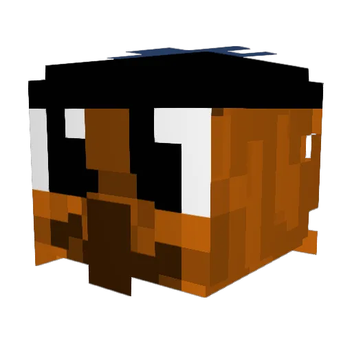 OnGoynem Minecraft avatar head, 3D render