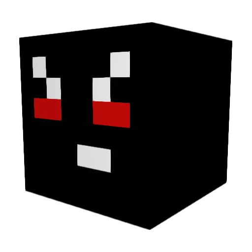 OnSumSh1t Minecraft avatar head, 3D render