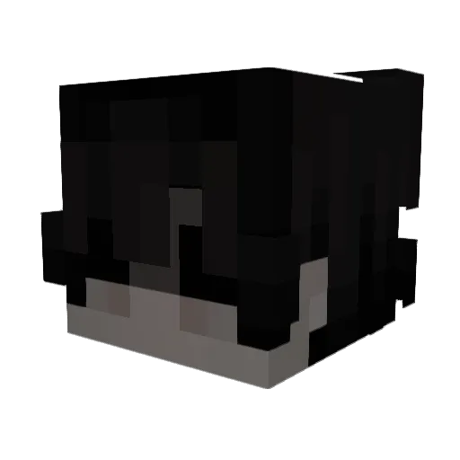 OnTip Minecraft avatar head, 3D render