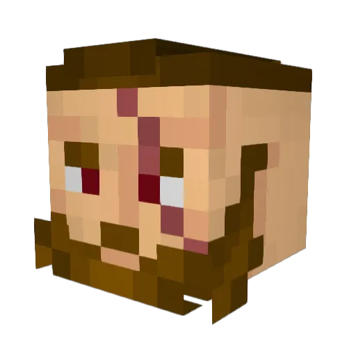 On_Rubs Minecraft avatar head, 3D render