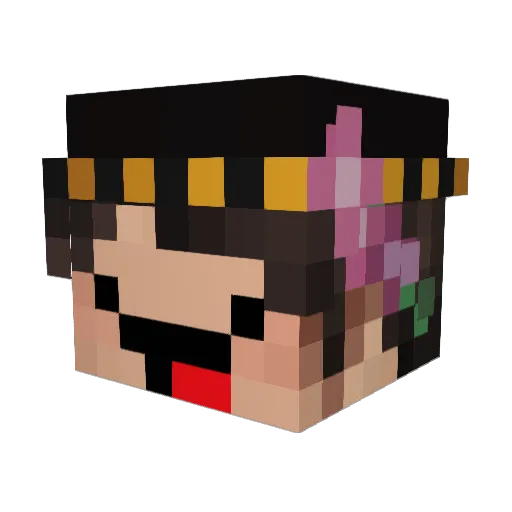 Onailix2008 Minecraft avatar head, 3D render