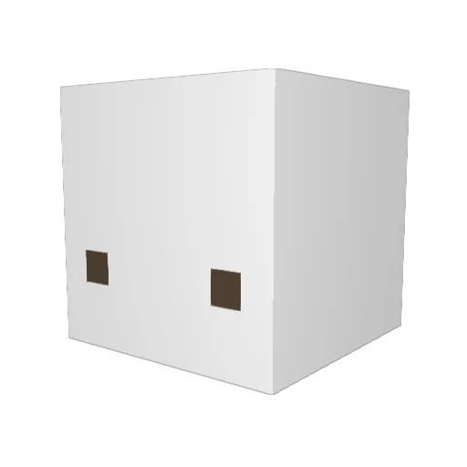 Onayelio Minecraft avatar head, 3D render