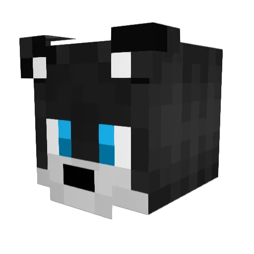 OnceHighlander Minecraft avatar head, 3D render