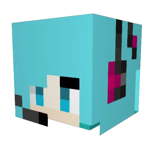 OnceKnight Minecraft avatar head, 3D render