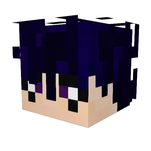 OnceLiving Minecraft avatar head, 3D render