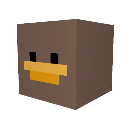OnceiHadaPony Minecraft avatar head, 3D render