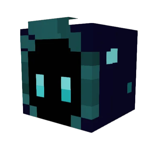 Ondollo Minecraft avatar head, 3D render