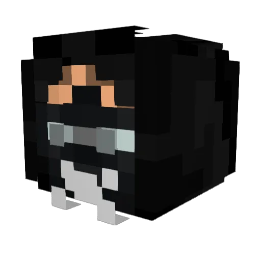 Ondridlo Minecraft avatar head, 3D render