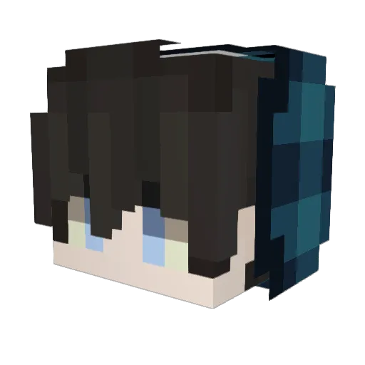 Ondrusik Minecraft avatar head, 3D render