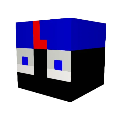OndysoS Minecraft avatar head, 3D render