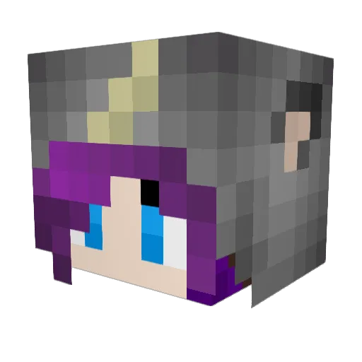 OneAwesomePerson Minecraft avatar head, 3D render