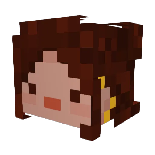 Minecraft-Avatar von OneBagel: Kopf als 3D-Render