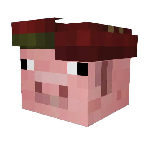 OneBigTeddyBear Minecraft avatar head, 3D render