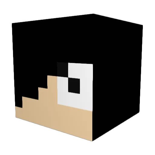 OneBlade_SCL Minecraft avatar head, 3D render