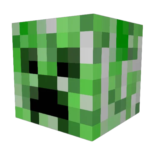 OneBlockPro Minecraft avatar head, 3D render