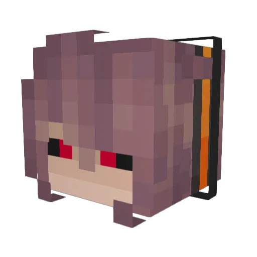 OneBoss Minecraft avatar head, 3D render