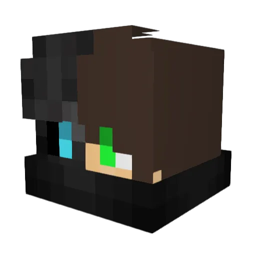 OneEgg123 Minecraft avatar head, 3D render