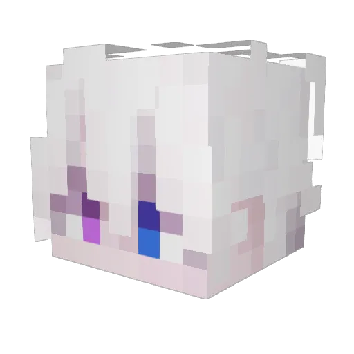 OneFlame1 Minecraft avatar head, 3D render