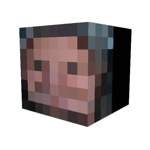 OneGalaxyBoi Minecraft avatar head, 3D render