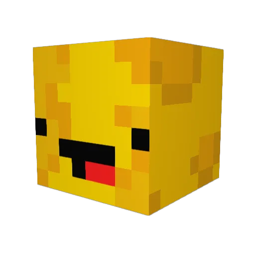 OneGiantNut Minecraft avatar head, 3D render